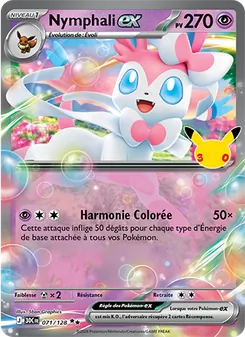 Carte Nymphali-ex de l'extension 30ᵉ Anniversaire, numéro 071/128