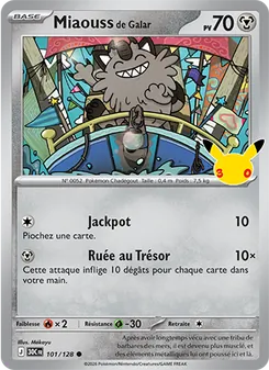 Carte Miaouss de Galar de l'extension 30ᵉ Anniversaire, numéro 101/128