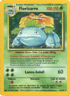 Carte Florizarre de l'extension Set de Base, numéro 15/102