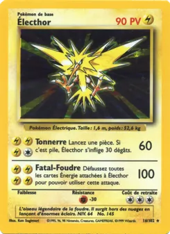 Carte Électhor de l'extension Set de Base, numéro 16/102