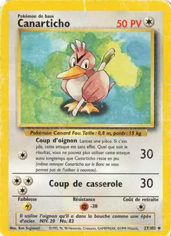 Carte Canarticho de l'extension Set de Base, numéro 27/102