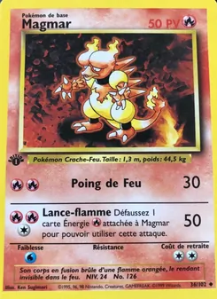 Carte Magmar de l'extension Set de Base, numéro 36/102