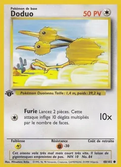 Carte Doduo de l'extension Set de Base, numéro 48/102