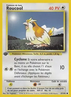 Carte Roucool de l'extension Set de Base, numéro 57/102