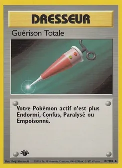 Carte Guérison Totale de l'extension Set de Base, numéro 82/102