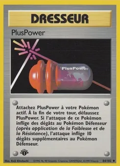 Carte PlusPower de l'extension Set de Base, numéro 84/102