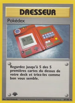 Carte Pokédex de l'extension Set de Base, numéro 87/102