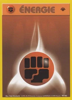 Carte Énergie Combat de l'extension Set de Base, numéro 97/102