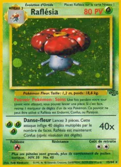 Carte Raflésia de l'extension Jungle, numéro 15/64