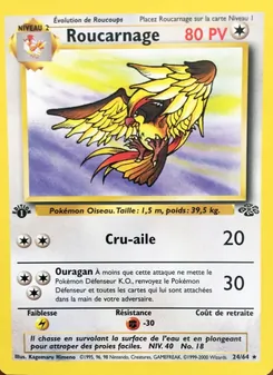 Carte Roucarnage de l'extension Jungle, numéro 24/64