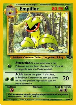 Carte Empiflor de l'extension Jungle, numéro 30/64