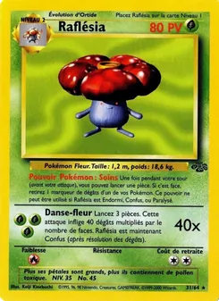 Carte Raflésia de l'extension Jungle, numéro 31/64