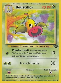 Carte Boustiflor de l'extension Jungle, numéro 48/64