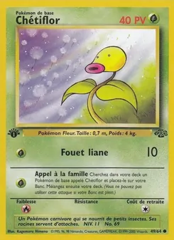 Carte Chétiflor de l'extension Jungle, numéro 49/64