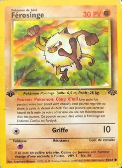 Carte Férosinge de l'extension Jungle, numéro 55/64