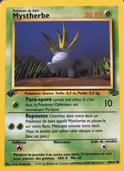 Carte Mystherbe de l'extension Jungle, numéro 58/64