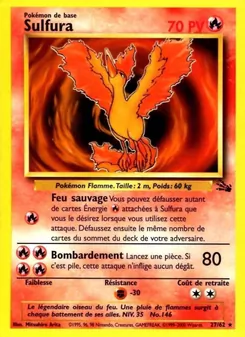 Carte Sulfura de l'extension Fossile, numéro 27/62