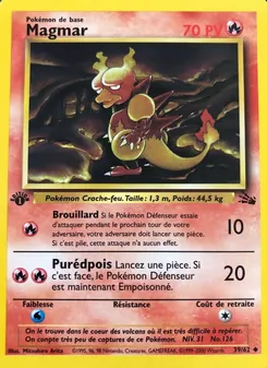 Carte Magmar de l'extension Fossile, numéro 39/62