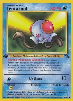 Carte Tentacool de l'extension Fossile, numéro 56/62