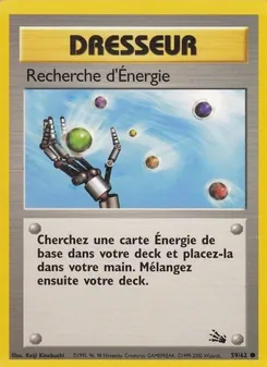 Carte Recherche d'Énergie de l'extension Fossile, numéro 59/62