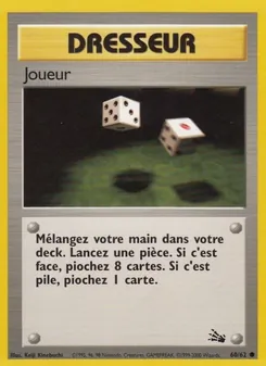 Carte Joueur de l'extension Fossile, numéro 60/62