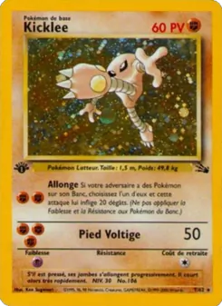 Carte Kicklee de l'extension Fossile, numéro 7/62