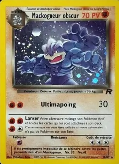 Carte Mackogneur obscur de l'extension Team Rocket, numéro 10/82