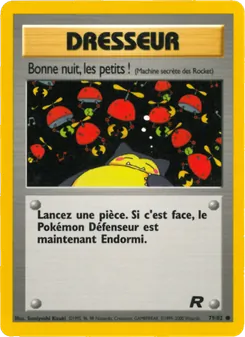 Carte Bonne nuit, les petits ! de l'extension Team Rocket, numéro 79/82