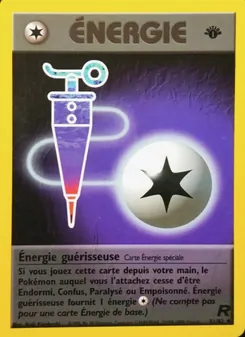 Carte Énergie guérisseuse de l'extension Team Rocket, numéro 81/82