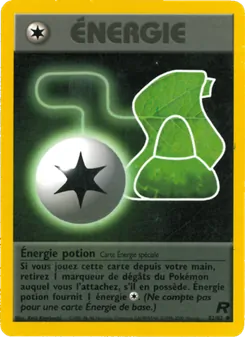 Carte Énergie potion de l'extension Team Rocket, numéro 82/82