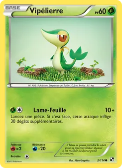Carte Vipélierre de l'extension Noir & Blanc, numéro 2/114