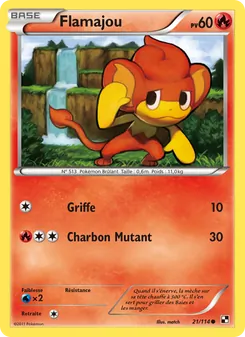 Carte Flamajou de l'extension Noir & Blanc, numéro 21/114