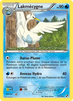 Carte Lakmécygne de l'extension Noir & Blanc, numéro 37/114