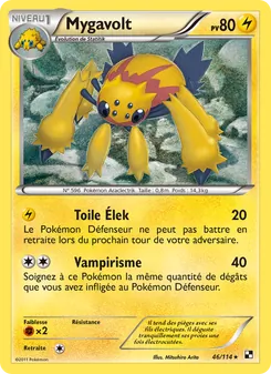 Carte Mygavolt de l'extension Noir & Blanc, numéro 46/114