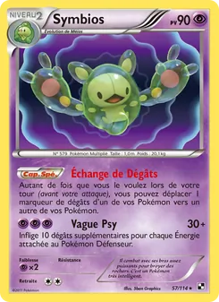 Carte Symbios de l'extension Noir & Blanc, numéro 57/114