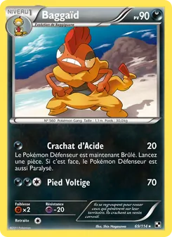 Carte Baggaïd de l'extension Noir & Blanc, numéro 69/114