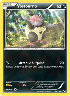 Carte Vostourno de l'extension Noir & Blanc, numéro 72/114