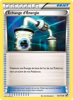 Carte Échange d’Énergie de l'extension Noir & Blanc, numéro 94/114