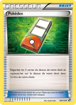 Carte Pokédex de l'extension Noir & Blanc, numéro 98/114