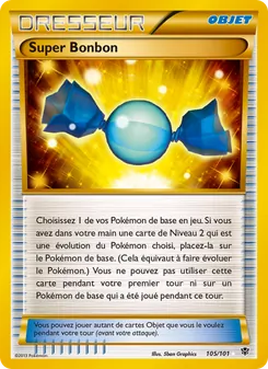Carte Super Bonbon de l'extension Explosion Plasma, numéro 105/101