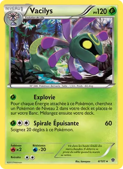 Carte Vacilys de l'extension Explosion Plasma, numéro 4/101