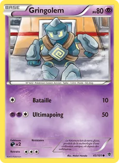 Carte Gringolem de l'extension Explosion Plasma, numéro 45/101