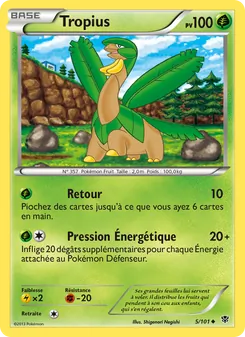 Carte Tropius de l'extension Explosion Plasma, numéro 5/101