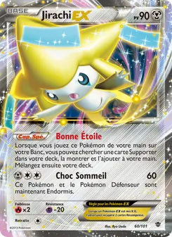 Carte Jirachi EX de l'extension Explosion Plasma, numéro 60/101