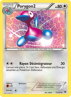 Carte Porygon2 de l'extension Explosion Plasma, numéro 73/101