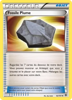 Carte Fossile Plume de l'extension Explosion Plasma, numéro 82/101
