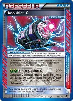 Carte Impulsion G de l'extension Explosion Plasma, numéro 92/101