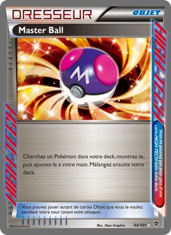 Carte Master Ball de l'extension Explosion Plasma, numéro 94/101