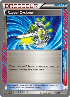 Carte Rappel Cyclone de l'extension Explosion Plasma, numéro 95/101