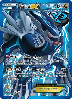 Carte Dialga EX de l'extension Explosion Plasma, numéro 99/101